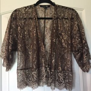 Metallic Bronze cardigan